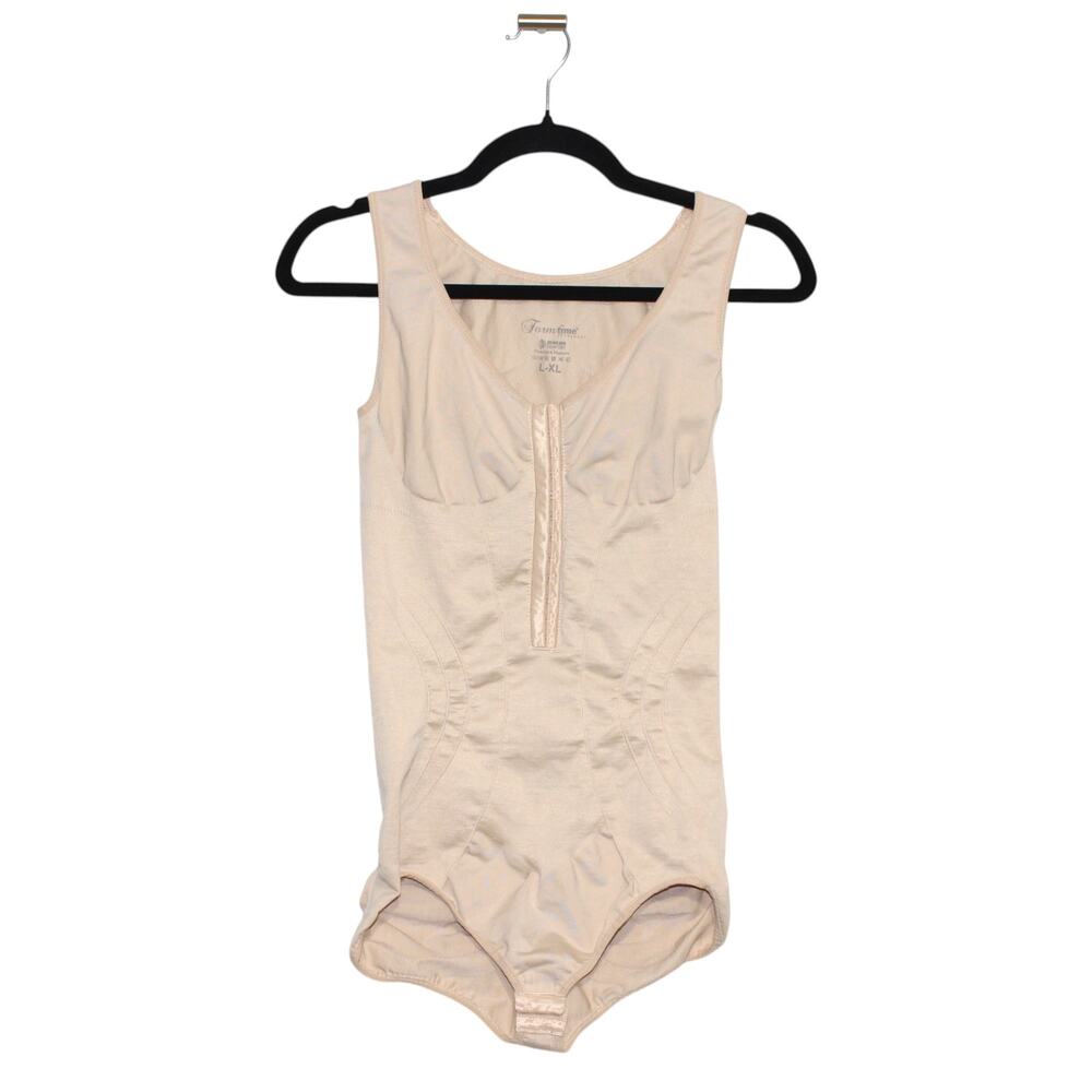 Beige Nude Shapewear Bodysuit Size L-XL